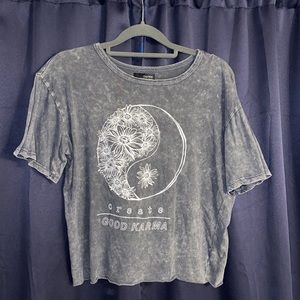 Gray Yin-Yang T-shirt